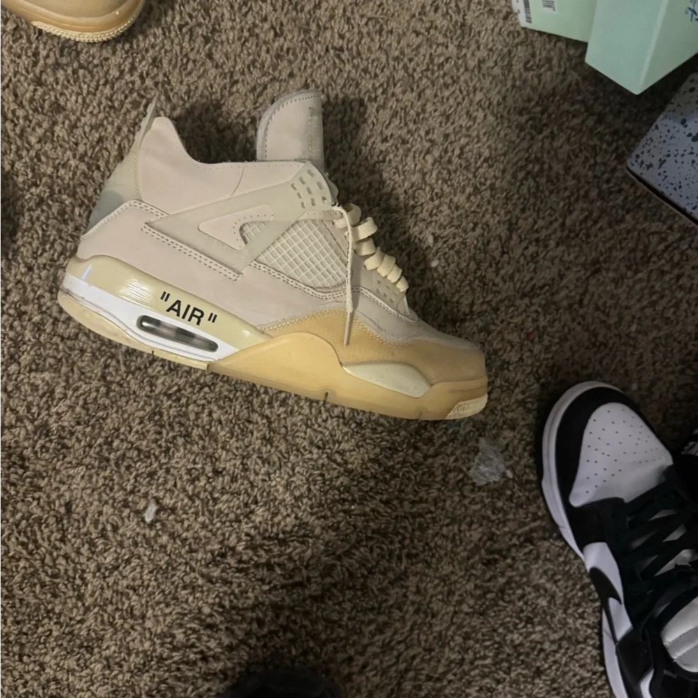 Off-White x Wmns Air Jordan 4 Retro SP ‘Sail’ - Picture 5 of 5